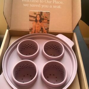 Our Place Egg Poacher Set in Lavender